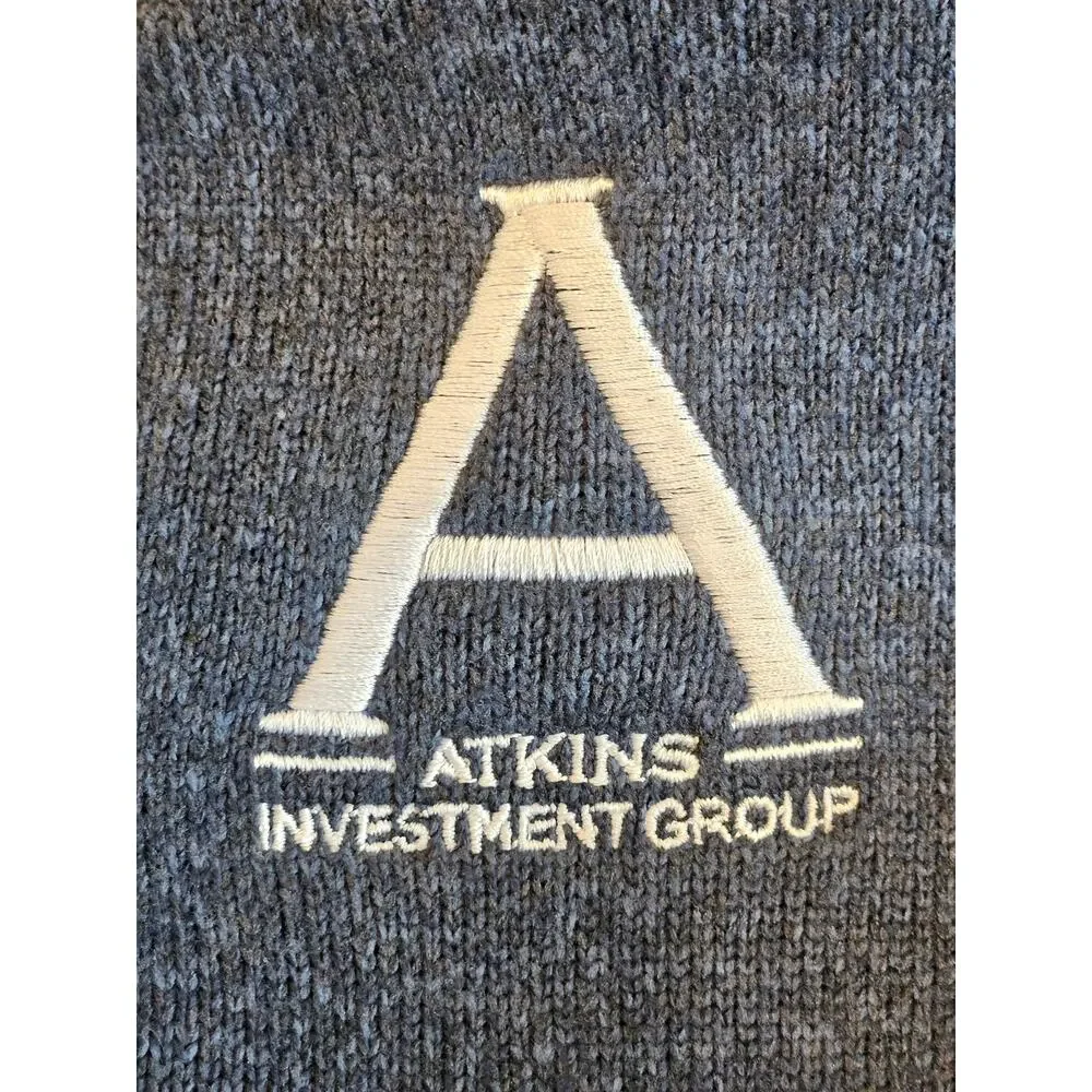 Patagonia Better Sweater 1/4 Zip Fleece Pullover Men's L Blue Atkins Investment
